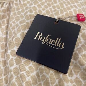 - Rafaela cream and white top